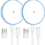 MagSafe Charger 2 Pack 15W Magnetic Wireless Charger