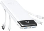 Charmast Portable Charger with Built in Cables