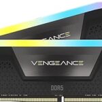 CORSAIR Vengeance RGB DDR5 RAM 32GB (2x16GB) Up to 6000MHz
