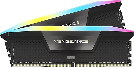 61XsKRKsGoL._AC_SX466_ CORSAIR Vengeance RGB DDR5 RAM 32GB (2x16GB) Up to 6000MHz - Image 1
