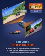 ROVE R2-4K DUAL Dash Cam Front and Rear - Image 4